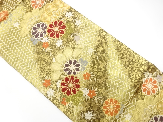 JAPANESE FUKURO OBI / WOVEN SAKURA